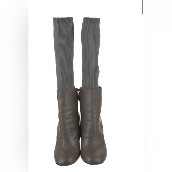 CHANEL   Interlocking CC Logo Sock Boots - Picture 2 of 11